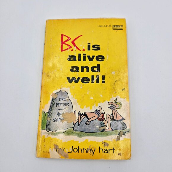 B.C. Comic Strip By Johnny Hart Book Paperback Lot Of 4 Books Vintage Read - Picture 3 of 16